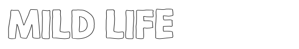 Mild Life font preview